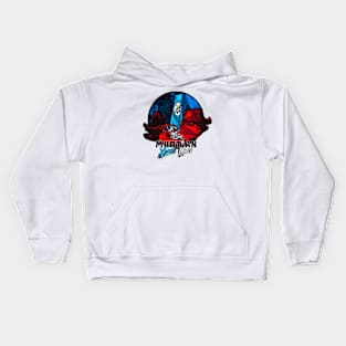 Martian Xoffee King Surfs Mars (Red Mars) Kids Hoodie